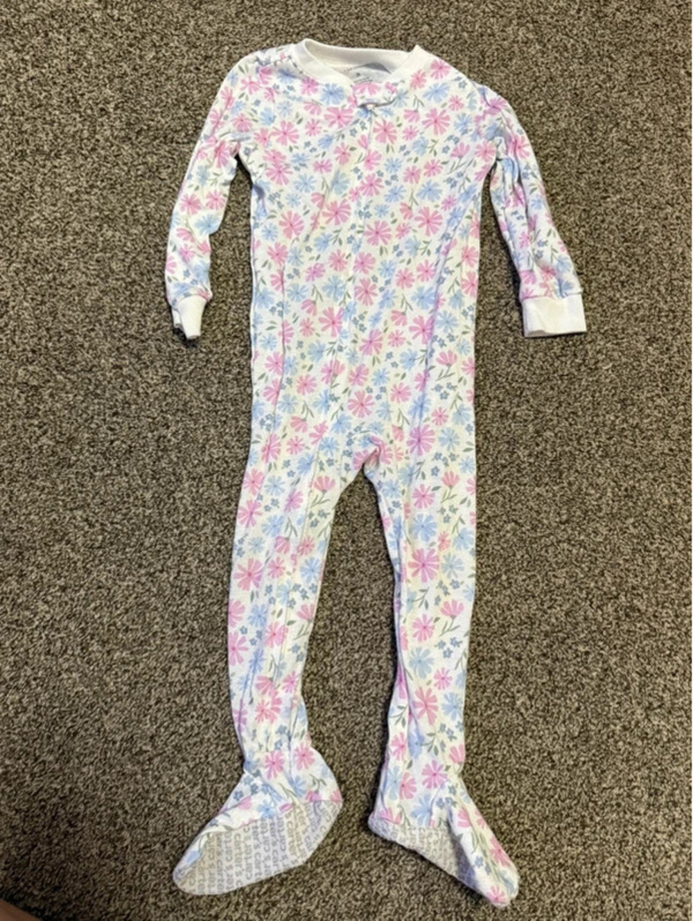 Carters 3T footie pajamas